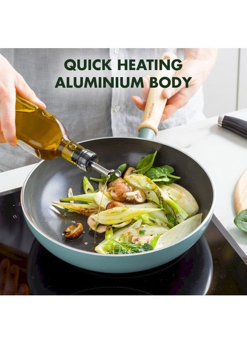 Сковорода Вок Mayflower 28 см Blue (CC001683-001) Green Pan (328004995)