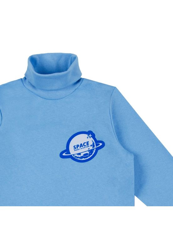 Голубой демисезонный детский теплый гольф для мальчика sv-25-7 GABBI