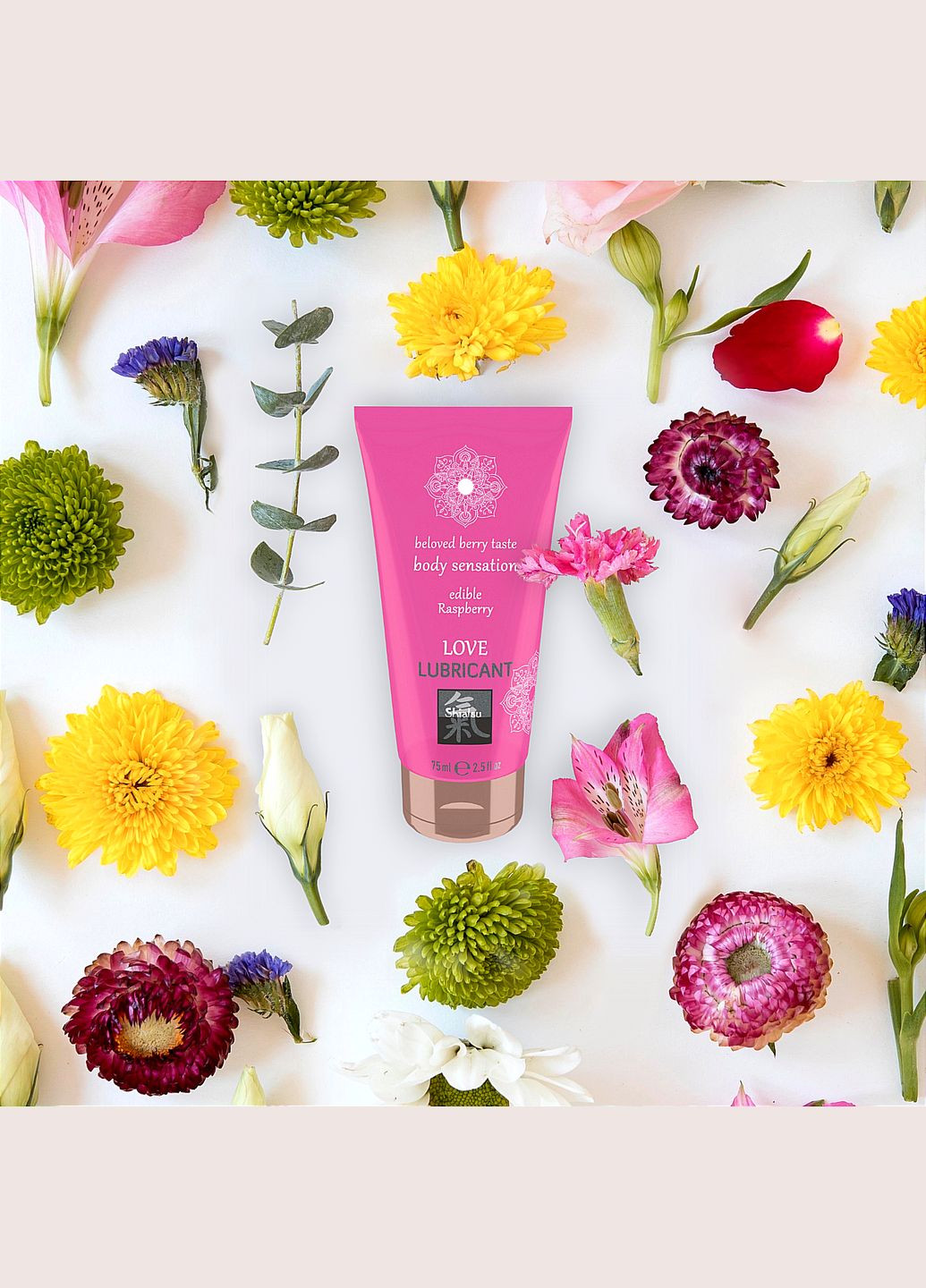 Їстівний лубрикант Love Малина, 75 мл Shiatsu (347313712)