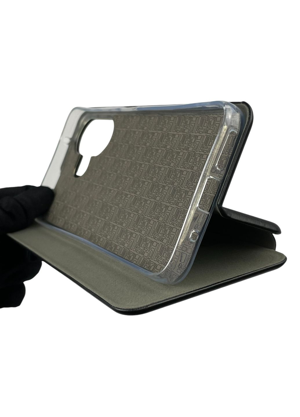 Чохол-книжка для POCO M6 з підставкою на сяомі поко м6 чорна gd1 Xiaomi (366021190)