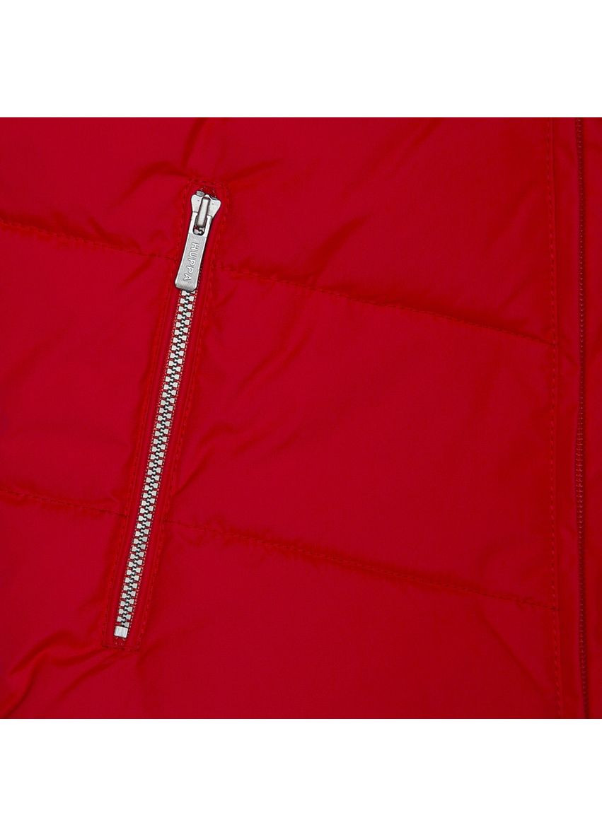 Красная куртка-пуховик moody 1, р.122, красный () Huppa 17470155-70004-122