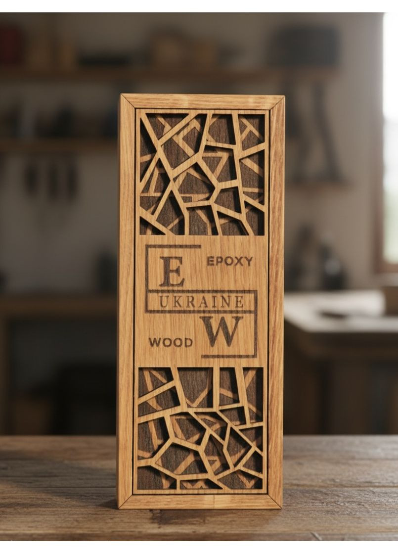 Набір подарунковий Станок для гоління Фіолетовий та синій перламутр Коробка без смоли EpoxyWood Ukraine (361205578)