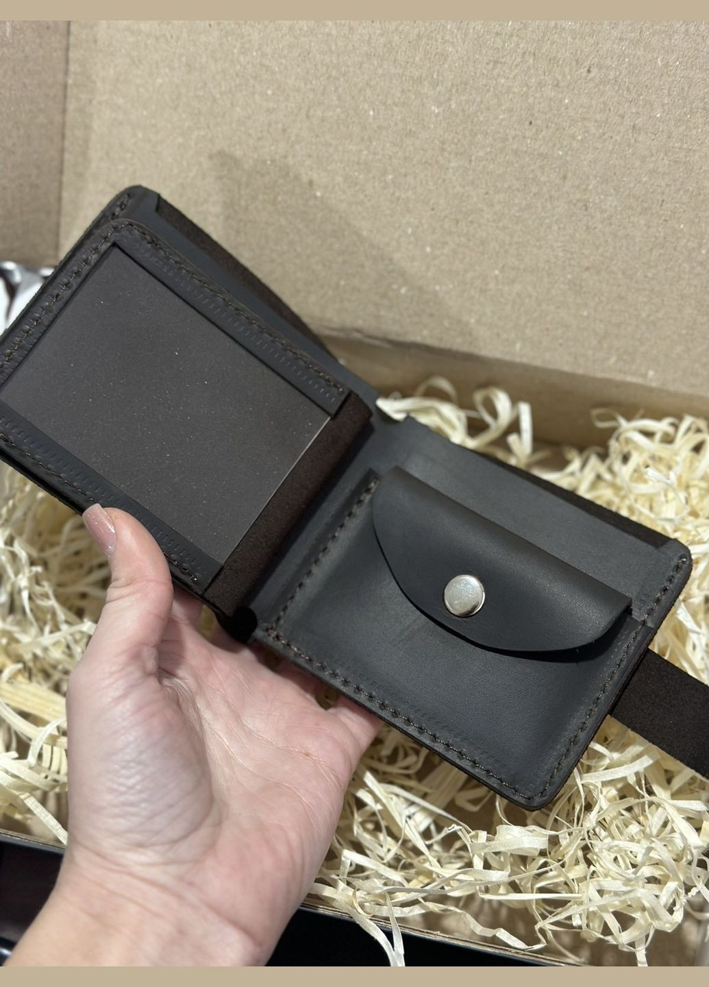 Чоловічий шкіряний гаманець 11.3.3 Black Dekey (351898855)