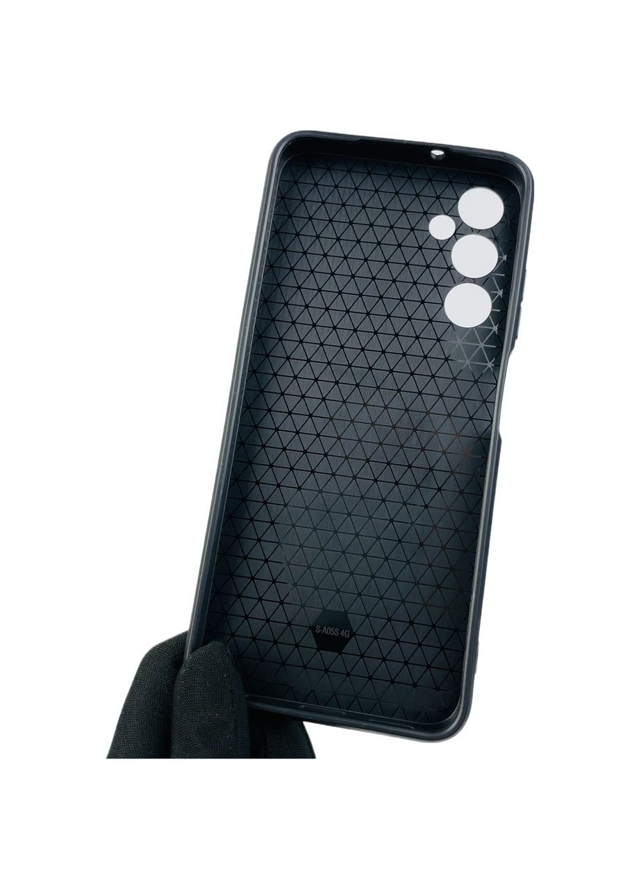 Чохол для Galaxy A05S SM-A057 броньований з кільцем зі шторкою на самсунг а05с чорний rg1 Samsung (366022976)