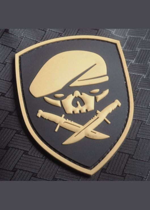 Патч ПХВ на липучці Зелений берет PTR No Brand (317763768)