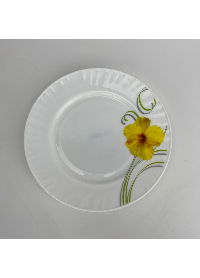 Тарілка обідня Yellow Flower XP-90-A8-61014 23 см Lorentso (349223661)