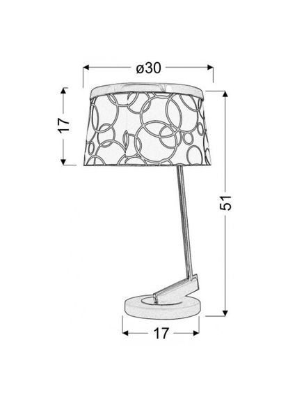 Настольная лампа IMPRESJA (41-45372) Candellux (361312605)