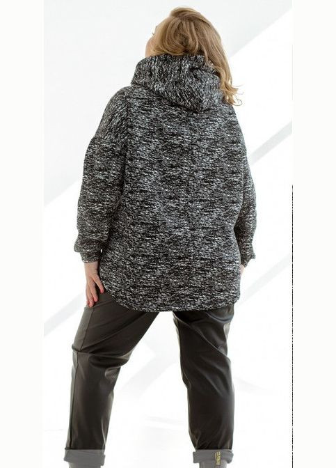 Худи женское демисезонное "Для стильных и уверенных" TI-229 Черный, 58 Sofia (267425160)