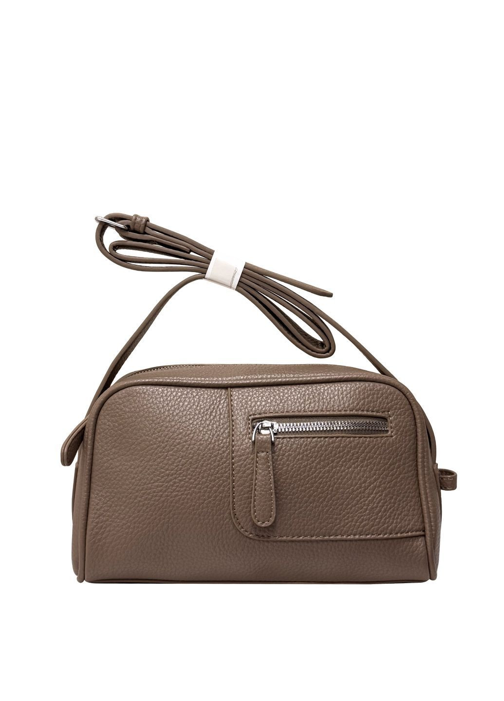 Мінімалістична сумка кросбаді коричневого кольору No Brand (369157838)