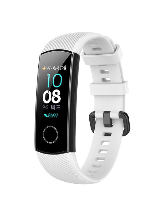 Силиконовый ремешок для фитнес-браслета Huawei Honor Band 4 / 5 - White Primo (333720484)