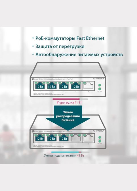 Комутатор TL-SF1005LP TP-Link (342117353)