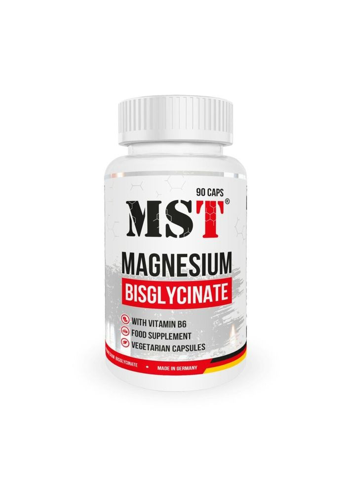Витамины и минералы Magnesium Bisglycinate, 90 капсул MST (322580291)