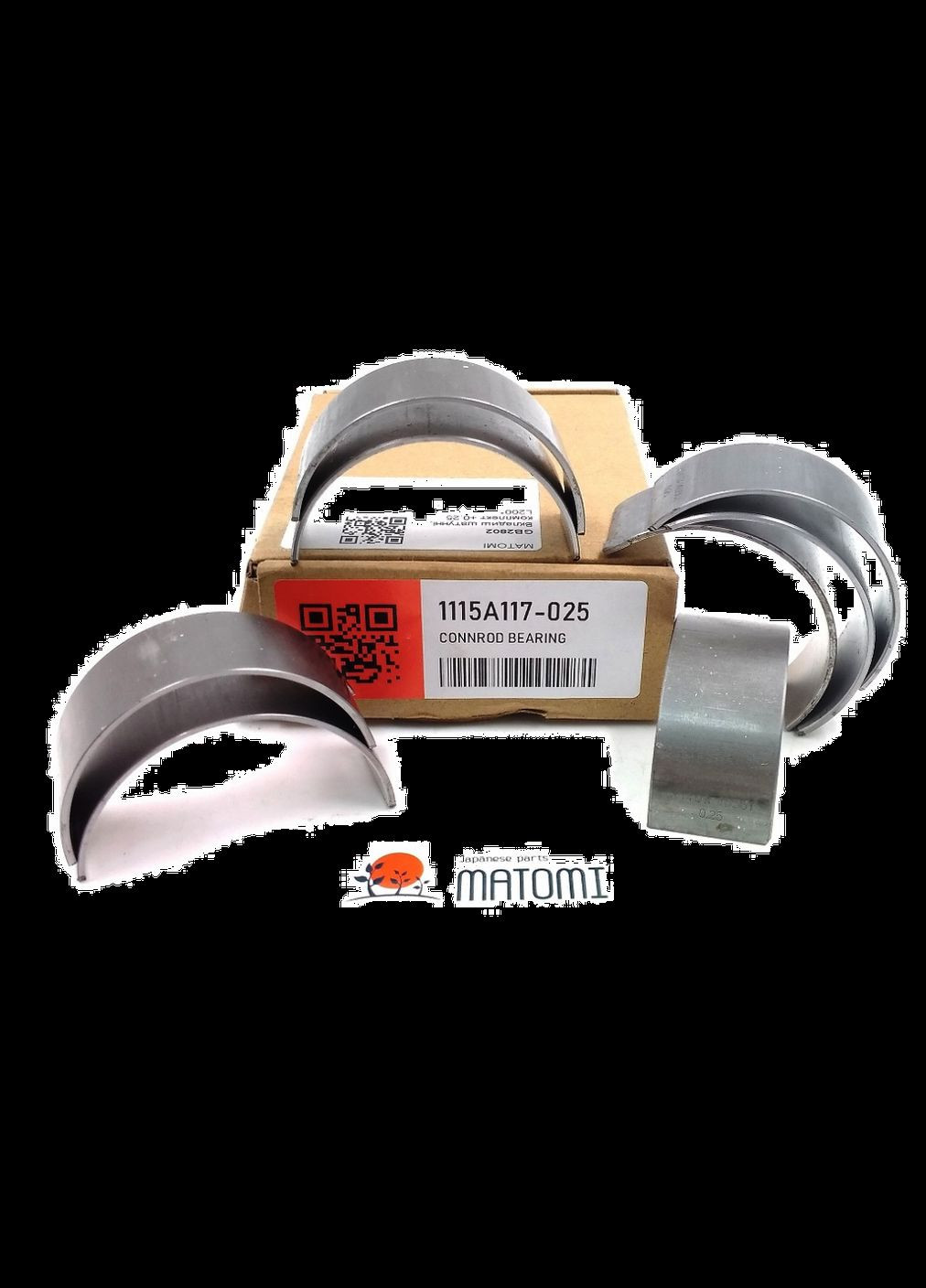 Вкладыши шатунные GB2802 +0.25 Pajero Sport, L200 OEM 1115A117 MATOMI (341323516)
