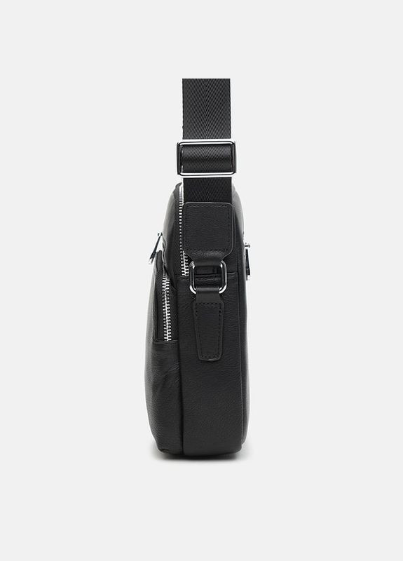 Мужская кожаная сумка K12002bl-black Ricco Grande (323593477)