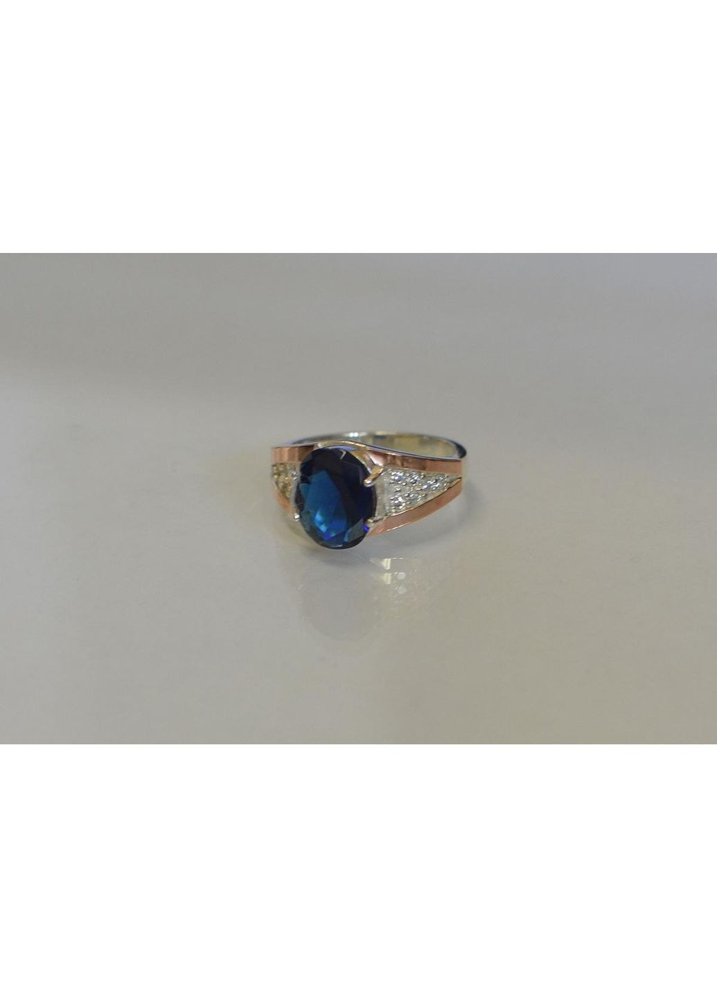 Серебряная кольца с золотыми пластинами Silver Style (367268270)