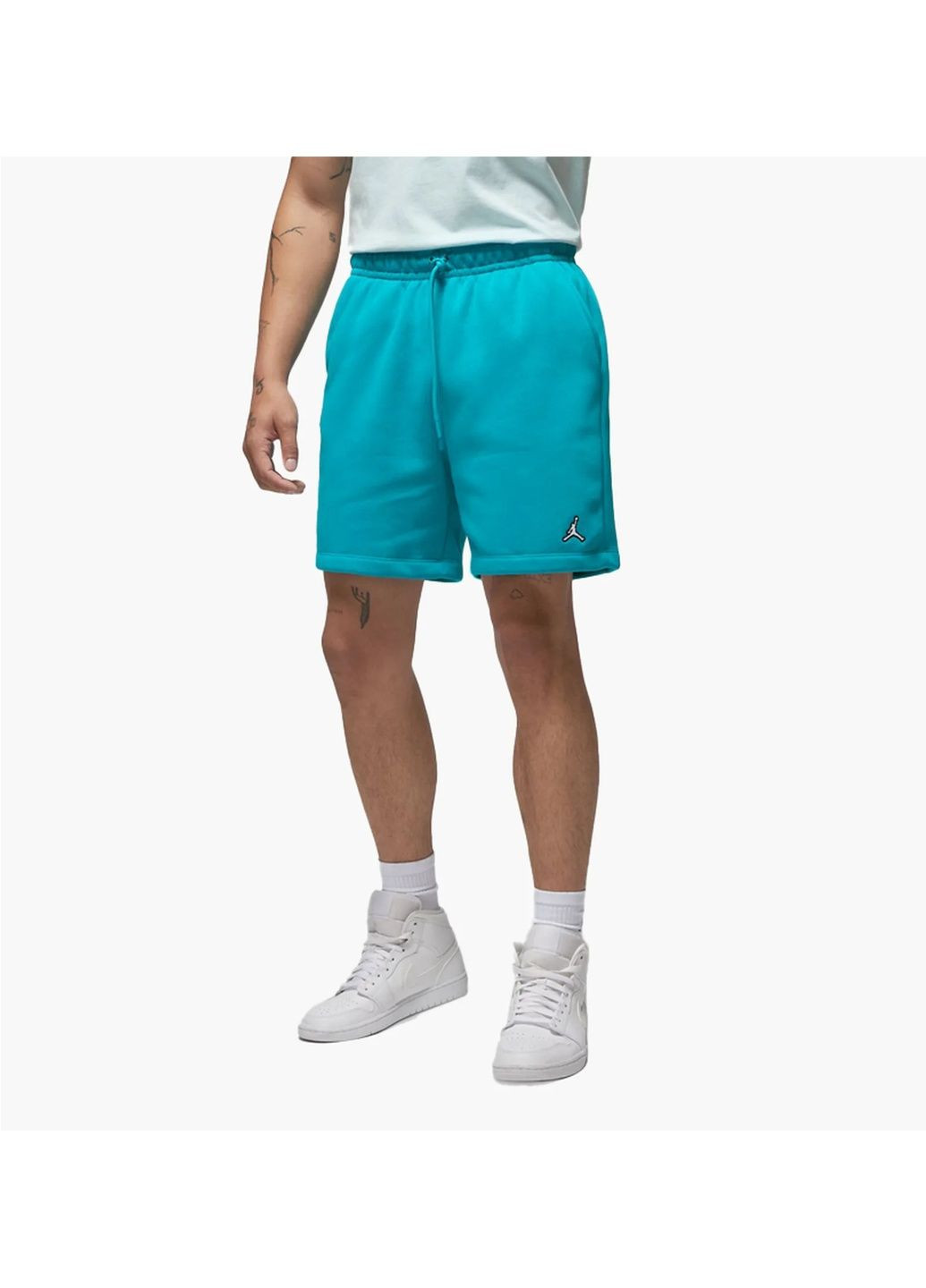 Мужские шорты Brooklyn Fleece Shorts Light Blue Air Jordan (366039074)