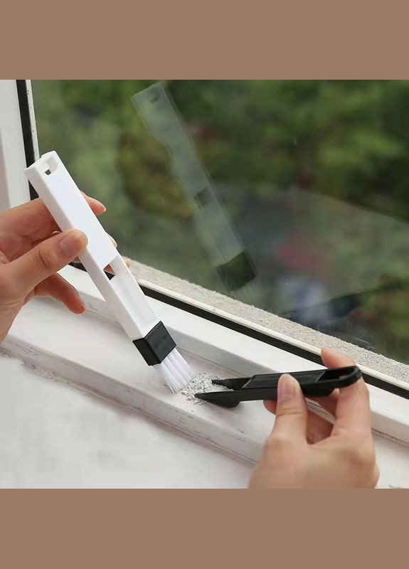 Універсальна щіточка для чищення пазів вікон, клавіатури та важкодоступних місць синя (NR0089_2) NN (317285931)