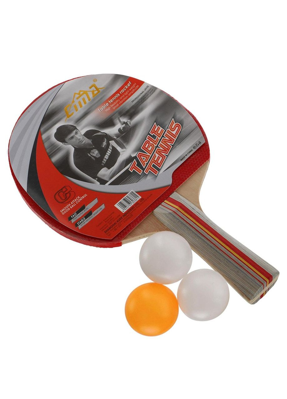 Набор для настольного тенниса MT-8907 1 ракетка 3 мяча Cima (326787702)