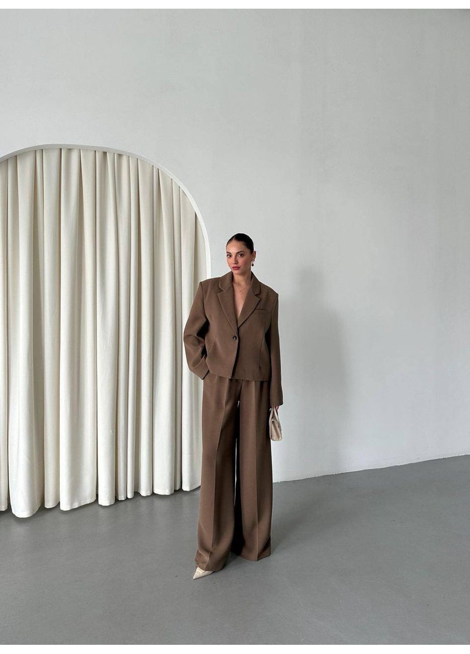 🍷 Костюм «Elegance Mood» з костюмної тканини — Розмірна сітка в описі Vione (367076100)