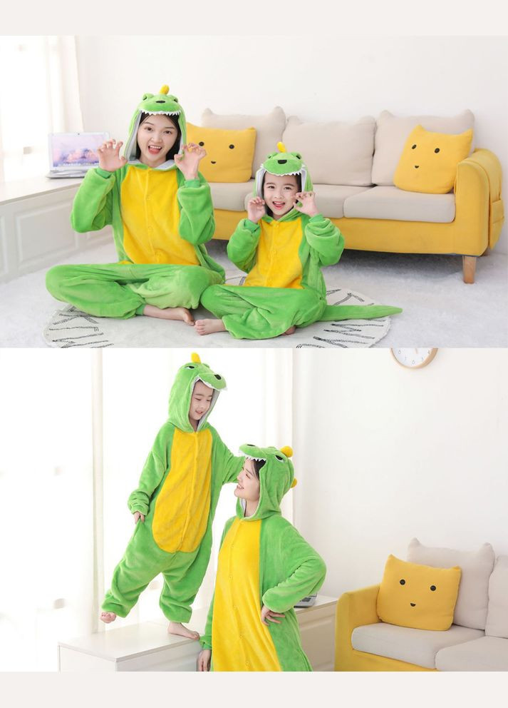 Кигуруми Дракон -Динозавр - Крокодил р.100-140 для детей No Brand (315436543)