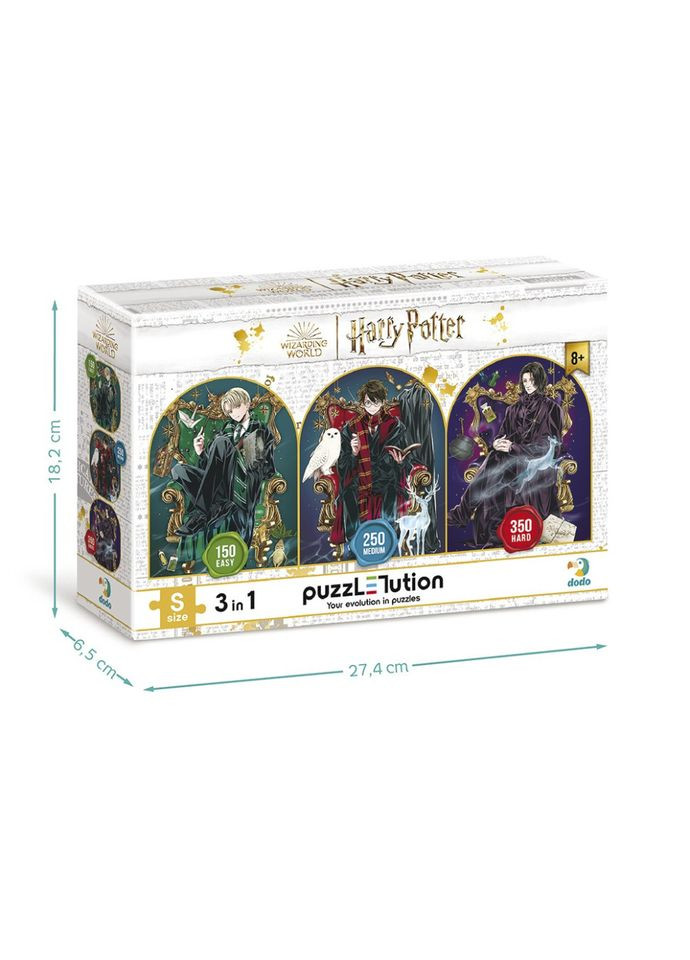Дитячий пазл 3 в 1 "Династія чарівників" 200575 набір 4 в 1 Dodo (365268043)