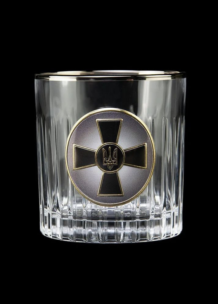 Набор для виски crystal "Генштаб" 6 бокалов, хрусталь | Подарок ВСУ, Boss Crystal B6GEN2PGD (345646726)