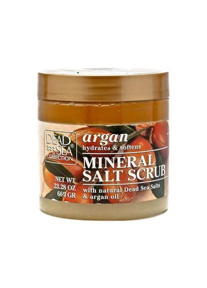 Солевой скраб с маслом арганы и минералами Мертвого моря 660 мл (830668009028) Dead Sea Collection (366671272)