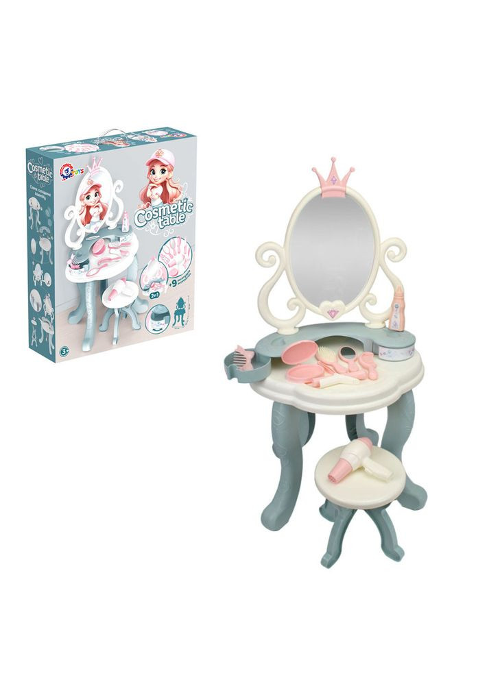 Косметический столик для детей, аксессуары, развивающая игрушка, кор. (1638) ТехноК (361400616)