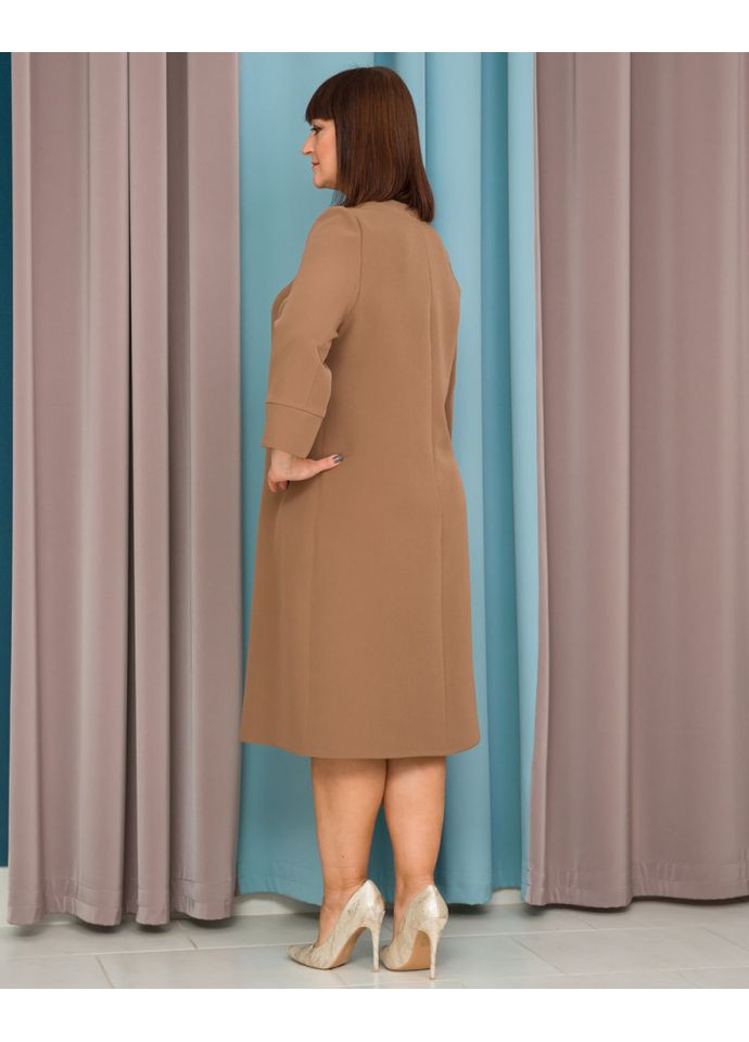 Світло-коричнева плаття 145850 Alenka Plus
