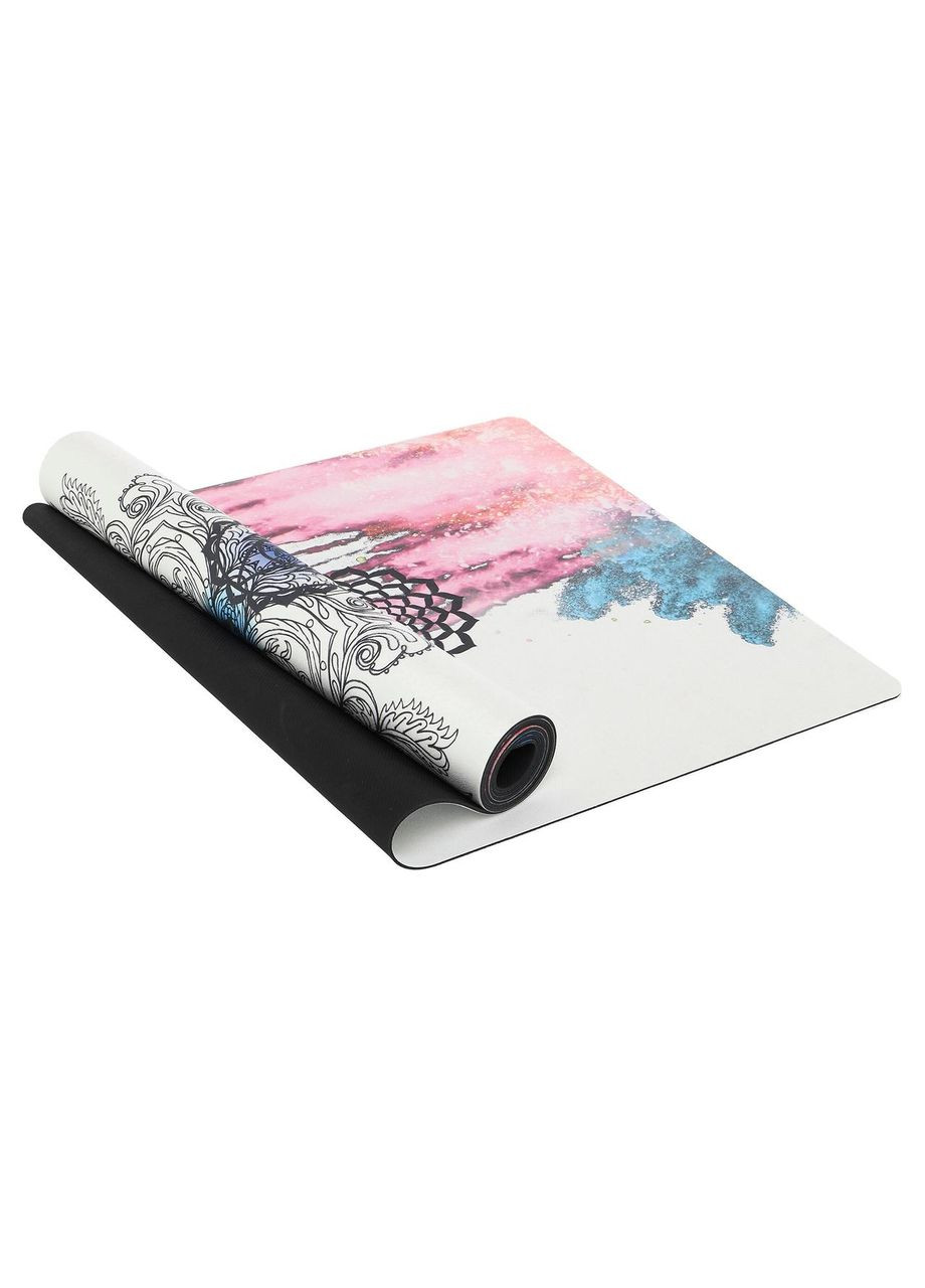 Килимок для йоги замшевий каучуковий Бежевий FI-5662-25 Record (334304389)