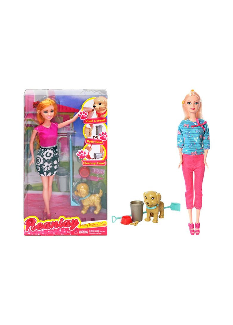 Игрушка Кукла с собачкой и аксессуарами, в коробке CS699-12 р.18*6*32,5 см. No Brand (362436556)