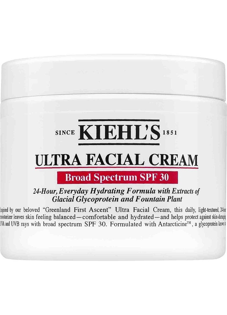 Kiehl's Зволожувальний крем зі скваланом для шкіри обличчя з SPF30 - Kiehl`s Ultra Facial Cream SPF 30 50ml (2-855632) — Крем, США (369794392)