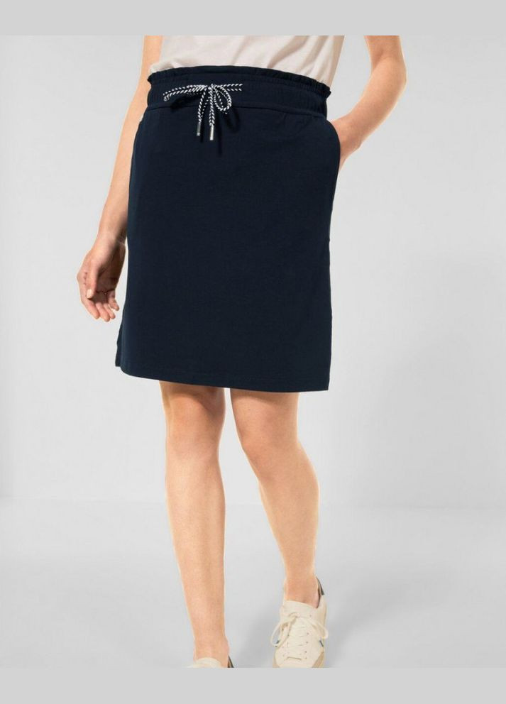 Темно-синяя юбка Street One