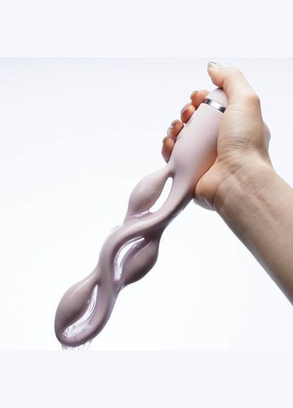 Імпульсний вібратор з ефектом пульсації UPKO UEROS для тривимірної стимуляції, рожевий No Brand (330617789)