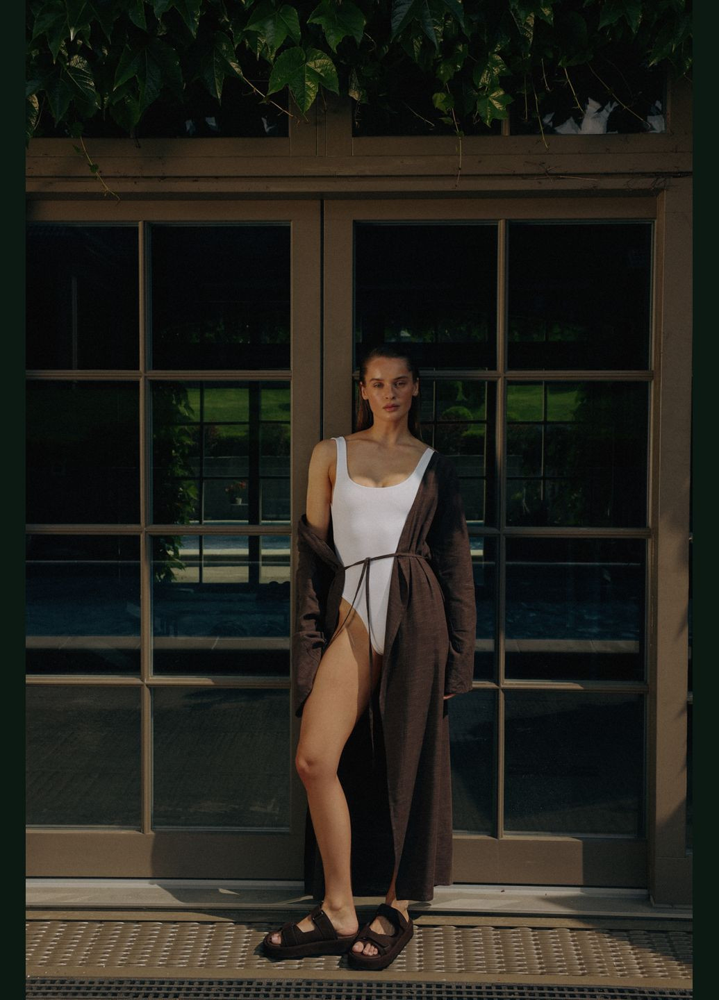 Кардиган з додаванням льону 840 Papaya (338194600)