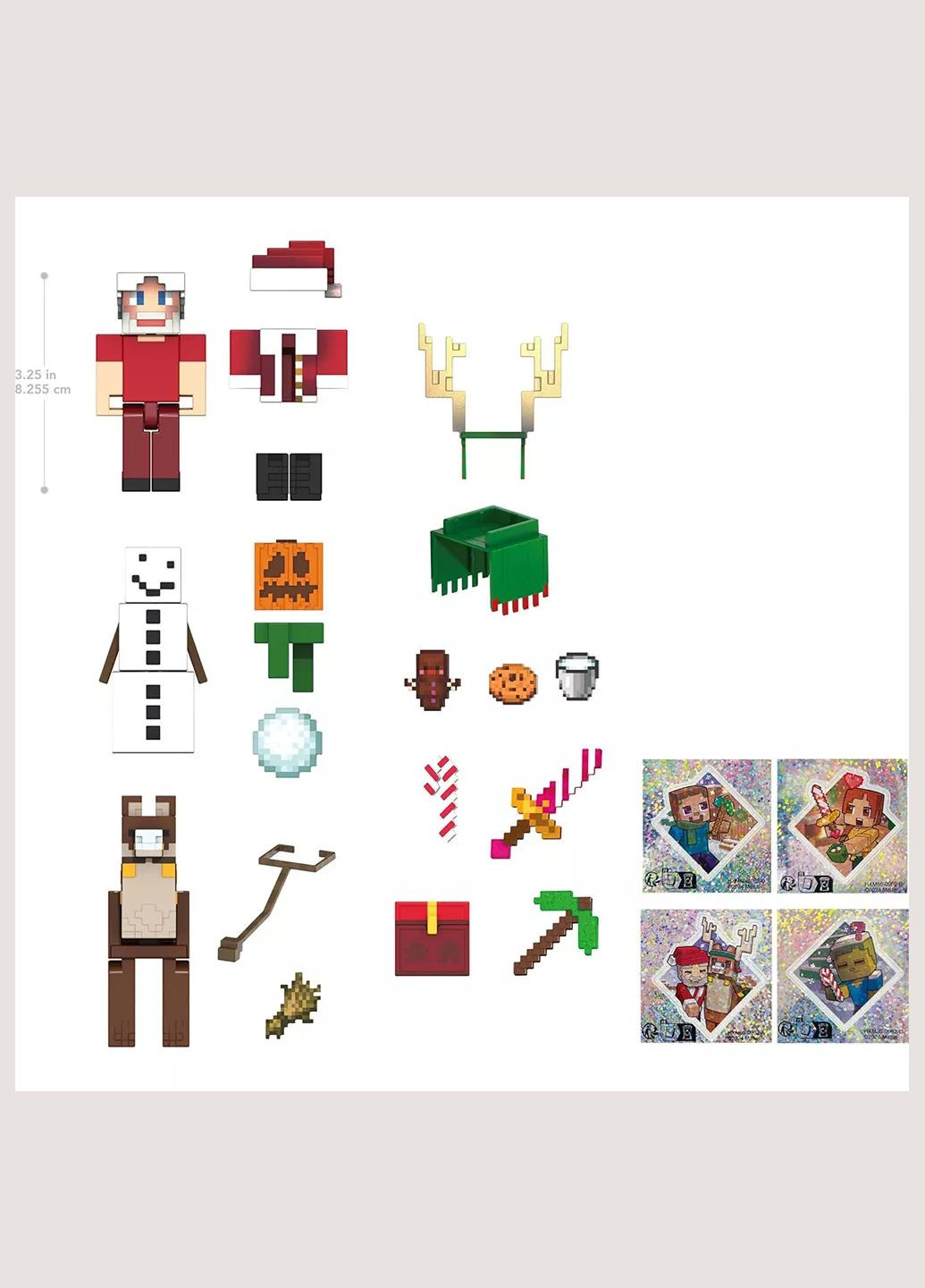 Адвент-календарь (HXM86) Minecraft (333252007)