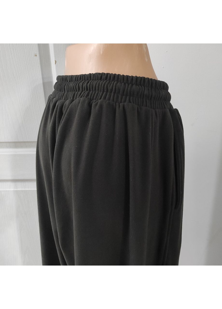 Жіночі спортивні штани-джогери пума фліс чорні No Brand (370289433)