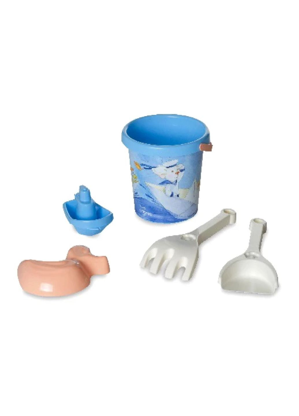 Набор для песка "Морская прогулка" 5эл. с термонаклейкой 39503 4820159395040 Tigres (314902697)