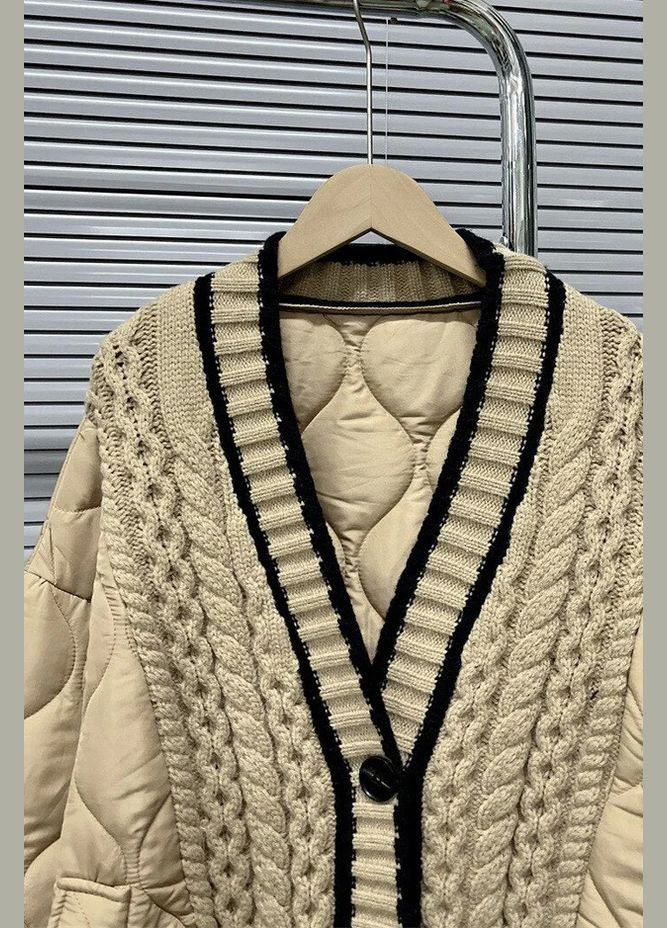 Бежевий зимовий кофта жіноча бежевого кольору. пуловер Let's Shop