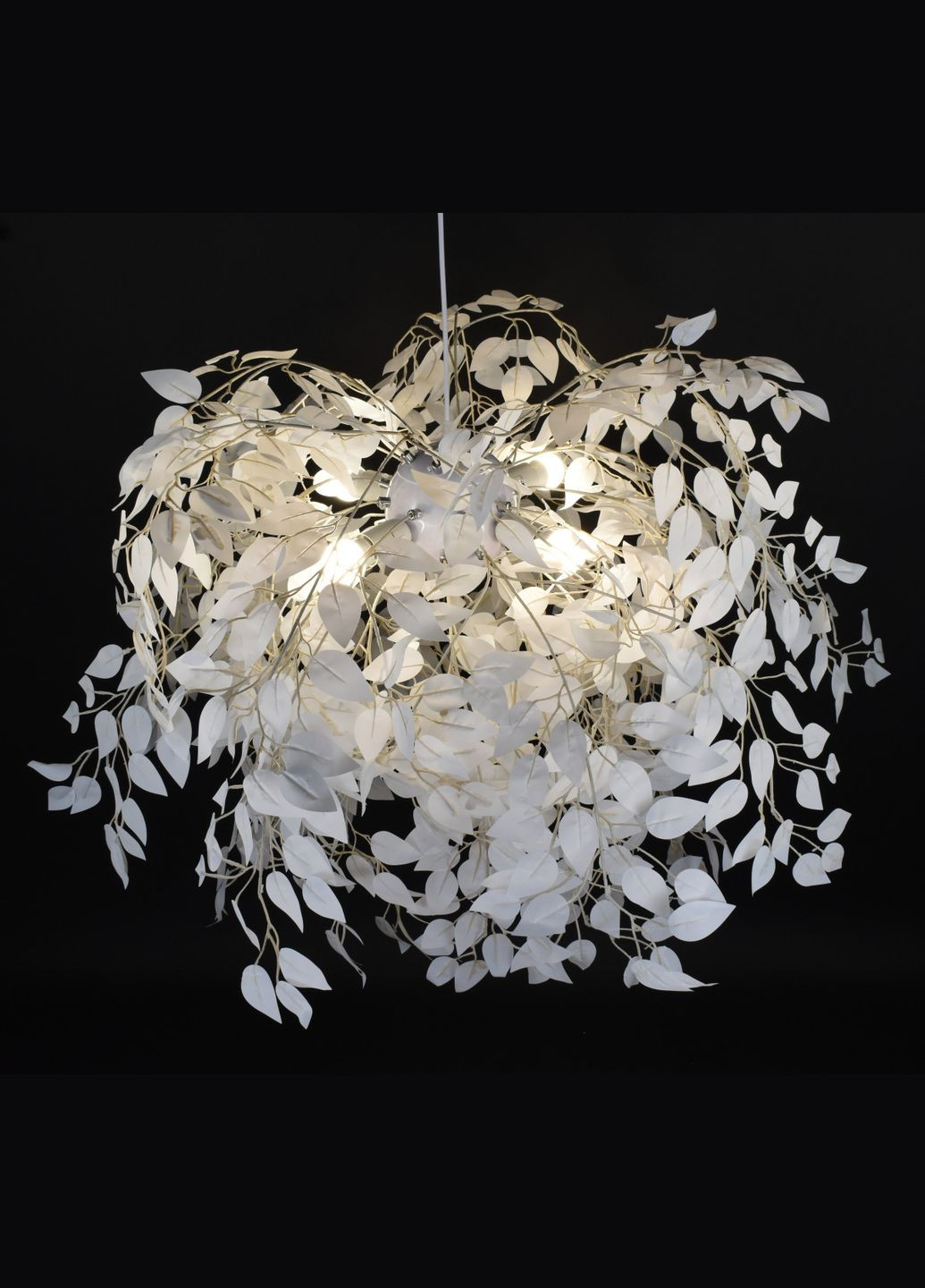 Люстра подвесная на 4 лампочки 27726 Белый 70-210х120х120 см. Sunnysky (364501306)