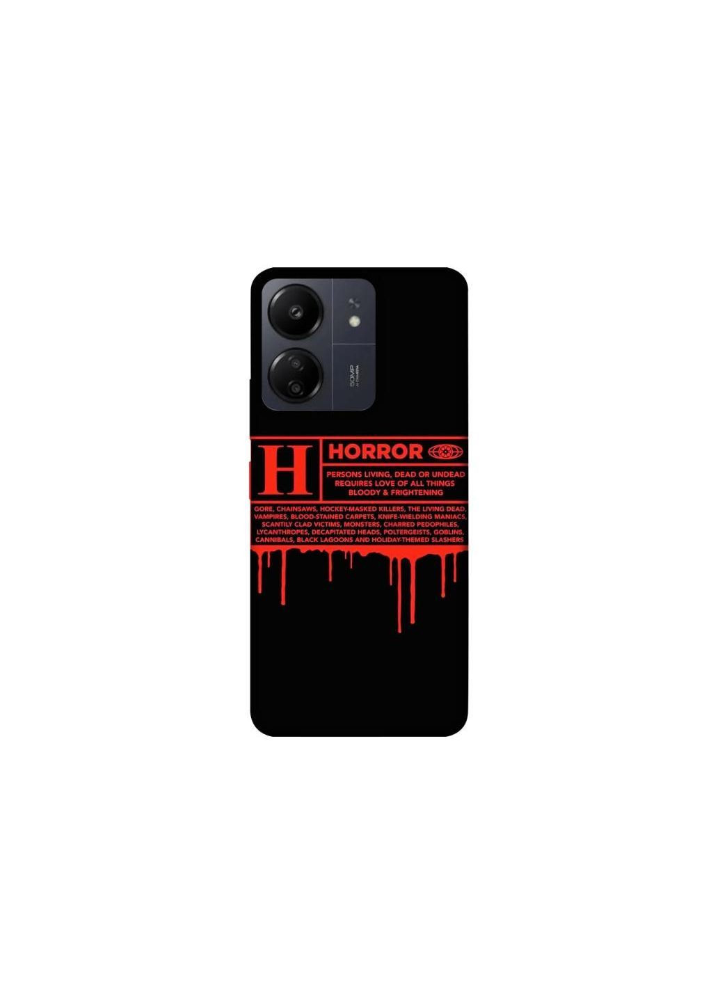Чохол на Xiaomi Redmi 13C Horror Halloween Frontalka (363892133)