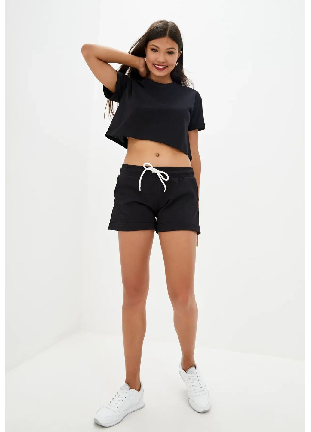 Жіночі шорти короткі, однотонні (hb186456) HiBrand (360920021)