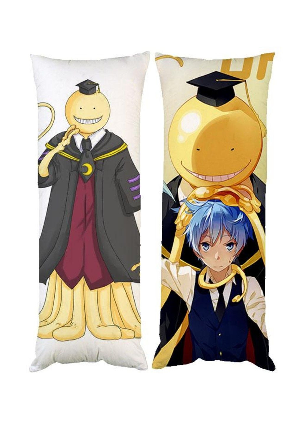 Подушка дакимакура Koro sensei Коро-сенсей аниме Класс убийц декоративная ростовая подушка для обнимания No Brand (328315609)