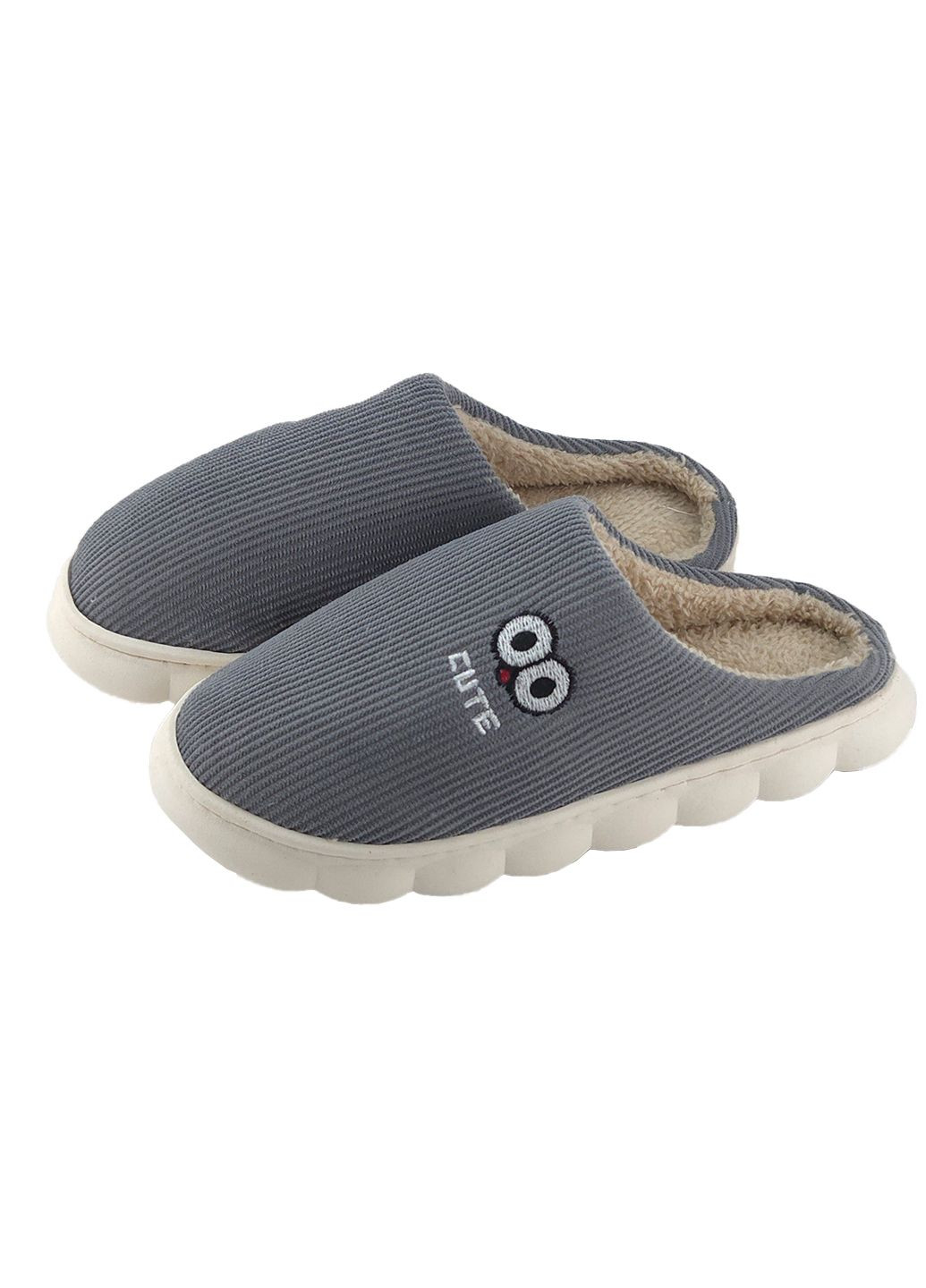 Серые тапки маломерные Luvete