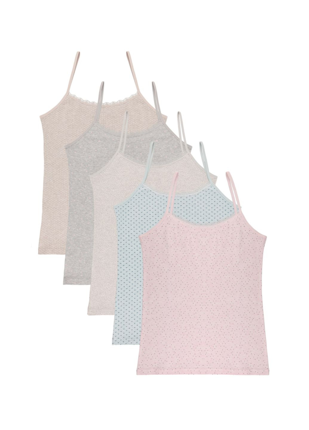 Набір (5 шт) жіночих майок Donella — 306724800