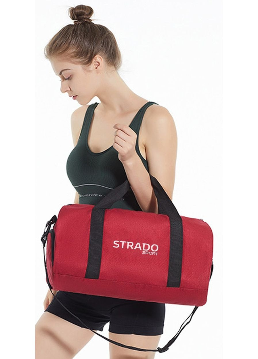 Cпортивна сумка Sport червона на 25л Strado (360893399)