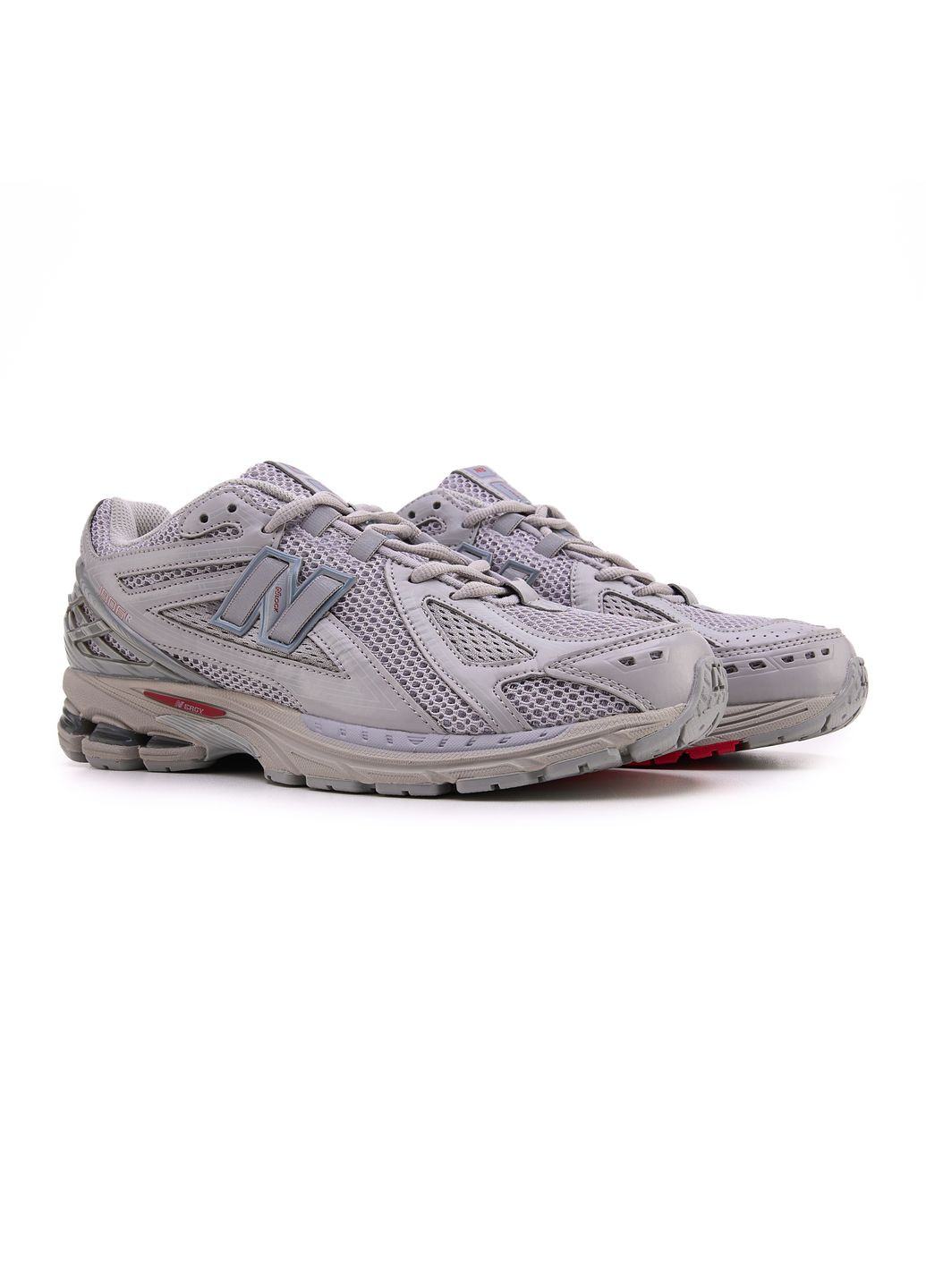 КРОССОВКИ ЖЕНСКИЕ NEW BALANCE 1906R GREY DEEP RED НЬЮ БЕЛАНС 1906R No Brand серые демисезоны (367174840)