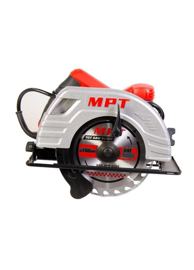 Пила циркулярная "PROFI", 1380 Вт, 185х20 мм, 5300 об/мин. пропил 65 мм. Black and Red (MCS1803) MPT (340911503)