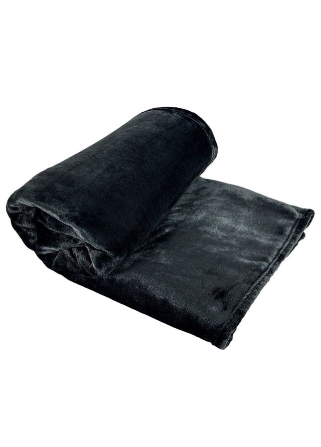 Плед Manner велсофт 150х200 см 300 гм2 Graphite (94326093) Emily (307088517)