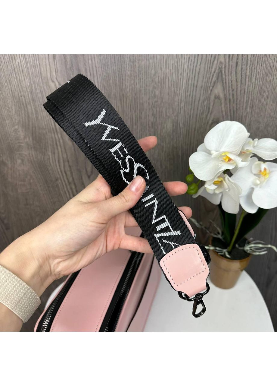 Женская сумка на плечо эко-кожа серого цвета классическая с брелком ProDobro (363136266)